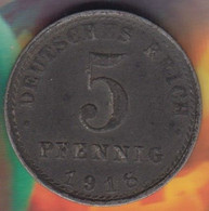 @Y@   Duitsland   5   Pfennig  1918    (4907) - 5 Rentenpfennig & 5 Reichspfennig