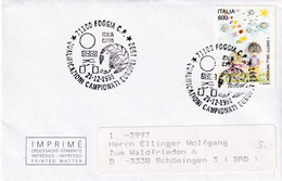 Italy 1991 Cover; Football Soccer Fussball Calcio; UEFA EURO 1992 Sweden; Qualifying Match; Italy - Cyprus; Foggia - Championnat D'Europe (UEFA)