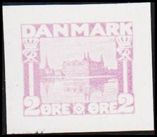 1930. DANMARK. Essay. København - Frederiksborg Slot. 2 øre. - JF525401 - Proofs & Reprints