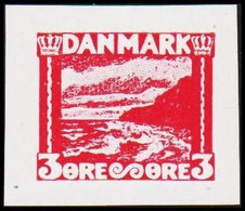 1930. DANMARK. Essay. Møns Klint. 3 øre. - JF525414 - Proofs & Reprints