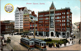 Washington Seattle Trolleys On Pioneer Square - Seattle