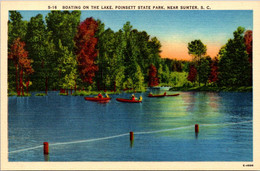 South Carolina Sumter Poinsett State Park Boating On The Lake - Sumter