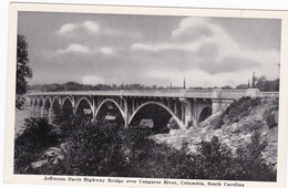 South Carolina Columbia Jefferson Davis Highway Bridge Over Congaree River - Columbia