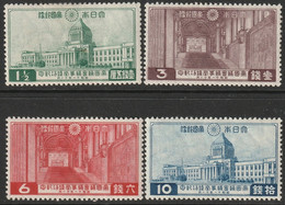 Japan 1936 Sc 230-3 Japon Yt 234-7 Set MH* - Ungebraucht