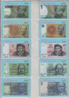 ISRAEL BANKNOTES RAMBAM MONTEFIORI GOLDA MEIR CHAYIM WEIZMANN SHAZAR ZHABOTINSKY BEN GURION ALBERT EINSTEIN HERZL AGNON - Timbres & Monnaies