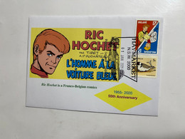 (3 L 27) Ric Hochet - Dated 1 Jan 2022 - 55th Anniversary Of Ric Hochet - 1957-2022 (Belgium Ric Hochet Stamp) - Autres