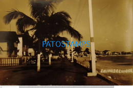 194713 EQUATOR SALINAS VIEW PARTIAL POSTAL POSTCARD - Equateur