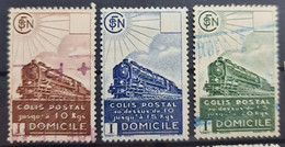 FRANCE 1941 - MLH/canceled - YT 174-176 - COLIS POSTAUX - Nuevos