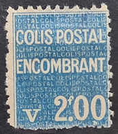 FRANCE 1933/34 - MLH - YT 100 - COLIS POSTAUX - Neufs