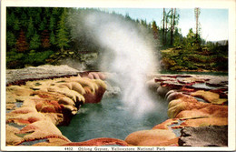 Yellowstone National Park Oblong Geyser - USA National Parks