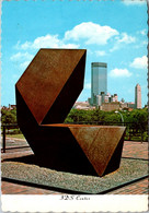 Minnesota Minneapolis IDS Center Sculpture "Amaryllis" By Tony Smith And Downtown Skyline - Minneapolis