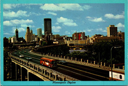 Minnesota Minneapolis Downtown Skyline Looking West From Third Avenue Bridge - Minneapolis