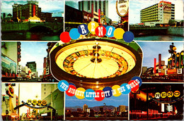 Nevada Reno Multi View Showing Casinos - Reno