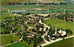 Nebraska Boys Town Aerial View Of Father Flanagan's Boy's Home - Otros & Sin Clasificación