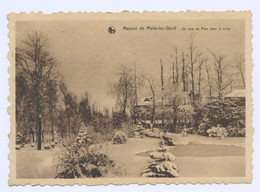 Maison De Melle Lez-Gand - Un Coin Du Parc Sous La Neige - Melle