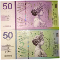 Netherlands Test Banknotes，vijftig Gulden，2 - Andere & Zonder Classificatie