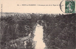 CPA - 21 - PONT De MASSENE - L'Armançon Prise De La Digue Du Barrage - Goulet CLAMECY - Other & Unclassified