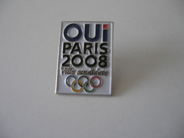 * OUI PARIS 2008 Ville Candidate Anneaux Olympiques - Jeux Olympiques
