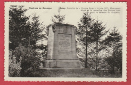 Basiy ( Thy ) - Bataille De " Quarte Bras " - Monument érigé à La Mémoire Des Belges ( Voir Verso ) - Genappe