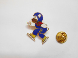 Superbe Pin's En EGF , JO Jeux Olympiques Calgary 1988  , Patinage De Vitesse - Jeux Olympiques