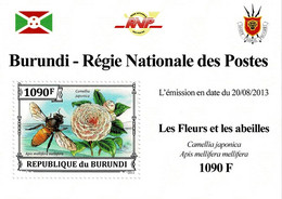 BURUNDI 2013 Mi 3288A EUROPEAN DARK BEE MINT MINIATURE SHEET ** - Blocchi & Foglietti