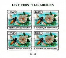 BURUNDI 2013 Mi 3288B KLB EUROPEAN DARK BEE MINT IMPERFORATED MINIATURE SHEET ** - Blocks & Sheetlets