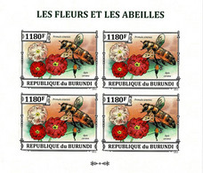 BURUNDI 2013 Mi 3289B KLB ASIAN HONEY BEE MINT IMPERFORATED MINIATURE SHEET ** - Blocs-feuillets