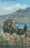 Meggen Schloss Hasburg Mit Rigi - Meggen