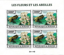 BURUNDI 2013 Mi 3290A KLB WESTERN HONEY BEE MINT MINIATURE SHEET ** - Blocchi & Foglietti