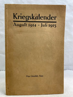 Kriegskalender : August 1914-Juli 1915. - 5. Wereldoorlogen