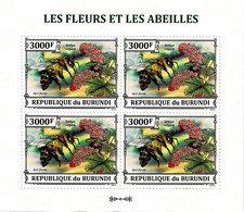 BURUNDI 2013 Mi 3291A KLB DWARF HONEY BEE MINT MINIATURE SHEET ** - Blocks & Sheetlets