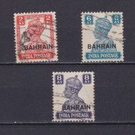 BAHRAIN 1942, SG #44-49, CV £22, Part Set, KGVI, Used - Bahreïn (...-1965)