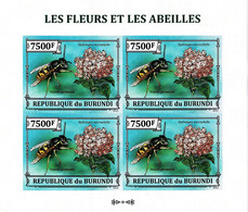 BURUNDI 2013 Mi 3292B KLB EUROPEAN WASP MINT IMPERFORATED MINIATURE SHEET ** - Blokken & Velletjes