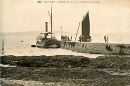 Crozon * Le Fret * Arrivée Du Bateau Vapeur Aux Roches Noires - Crozon