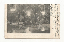 Cp, 86, POITIERS, Jardin De BLOSSAC, La Rivière Devant La Grotte, Voyagée 1904,  Dos Simple - Poitiers