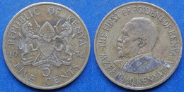 KENYA - 5 Cents 1971 KM# 10 Republic (1964) - Edelweiss Coins - Kenya