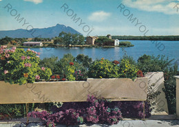 CARTOLINA  S.FELICE AL CIRCEO,LATINA,LAZIO,LAGO DI PAOLA-SANTUARIO DELLA SORRESCA E CIRCEO,VACANZA,MARE,VIAGGIATA 1969 - Latina