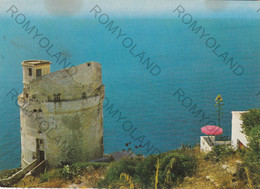 CARTOLINA  S.FELICE CIRCEO,LATINA,LAZIO,TORRE FICO-SPIAGGIA,VACANZA,MARE,SOLE,ESTATE,LUNGOMARE,BARCHE,VIAGGIATA 1980 - Latina