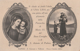 Cartolina - Postcard / Non Viaggiata - Unsent /   Napoli -  S. Giovanni A Teduccio , Obolo Per La Chiesa Buon Consiglio - Napoli (Naples)