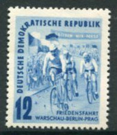 DDR / E. GERMANY 1952 Peace Cycle Tour MNH / **.  Michel  307 - Nuevos