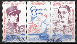 FRANCE 1990  "CHARLES DE GAULLE " Oblitéré - Gebraucht