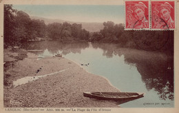 43 LANGEAC  LA PLAGE ET L'ILE D'AMOUR - Langeac