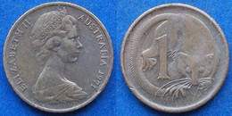 AUSTRALIA - 1 Cent 1971 "feather-tailed Glider" KM# 62 Elizabeth II Decimal Coinage (1971-2022) - Edelweiss Coins - Cent