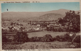 43 LANGEAC   VUE PANORAMIQUE LIGNE PARIS NIMES - Langeac