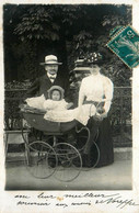 Landau Ancien * Carte Photo * Enfants Nounous Nourrices Pram Poussette - Andere & Zonder Classificatie