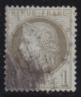 France   .    Y&T   .    50    .     O      .    Oblitéré - 1871-1875 Ceres