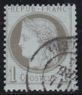 France   .    Y&T   .    50    .     O      .    Oblitéré - 1871-1875 Ceres