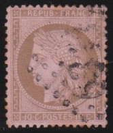 France   .    Y&T   .    58     .     O      .    Oblitéré - 1871-1875 Ceres