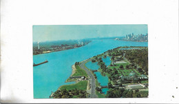 Aerial View Of Belle Isle - Detroit