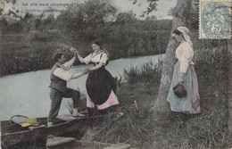 CPA Fantaisie - La Vie Aux Champs - Précieux Chargement  - Barque - Femmes